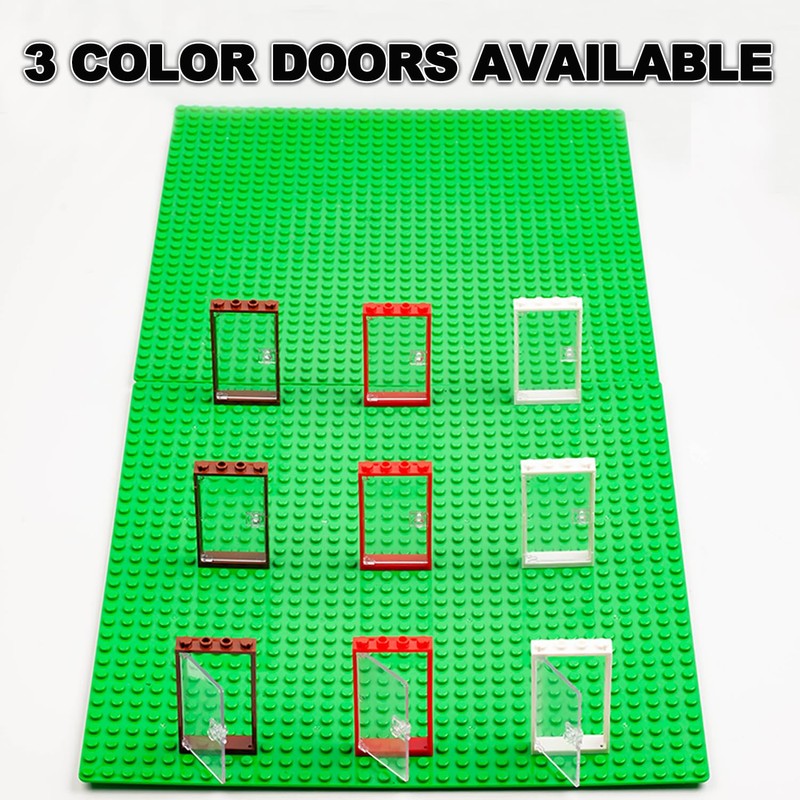 HIMIRICH Doors Building Block Parts Toy, MOC Creative Building Block