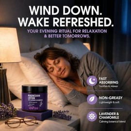 EMPURA Loción de lavanda y magnesio, regalos relajantes para mujeres, 4 onzas | Lavanda y manzanilla, de rápida absorción, no grasa, relajación noctur