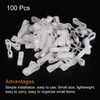 MECCANIXITY Silicone Rubber Bands Rings 100Pcs Non-slip 15mm Dia 0.7mm
