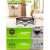 FitNexus 42" Foldable Mini Trampoline- 450lb Capacity Fitness Rebounder w/3-Level