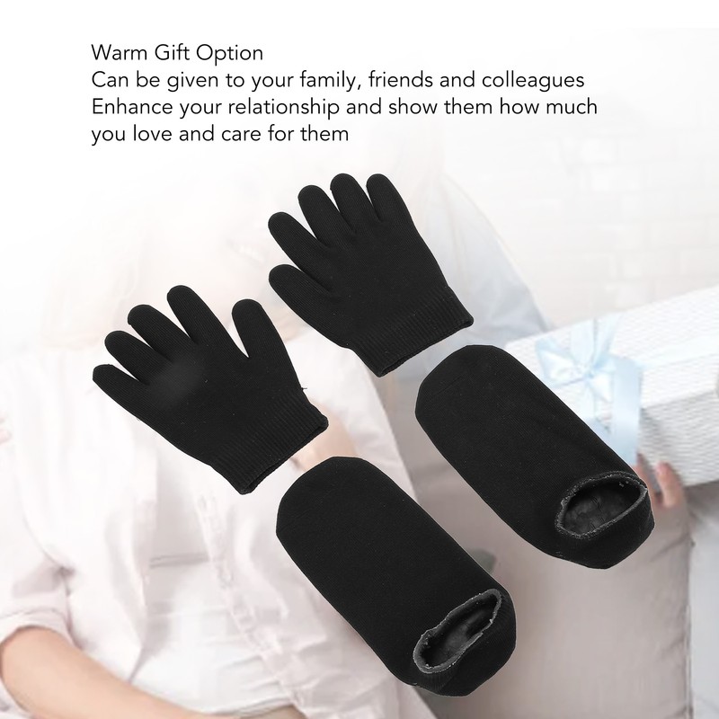 Gel Gloves Socks Set Moisturizing Soft Essential Oil Gloves Socks