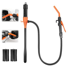 Portable Transfer Pump Battery Operated Electric Siphon Pump, 2.4 GPM Flow Oil Extractor for Gas, Fuel, Diesel, Water Transfer, Handheld Liquid Transfer Pump, Multi-Use Siphon Fuel Transfer Pump