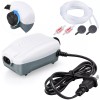 HITOP Dual Outlet Aquarium Electric Air Pump Whisper Adjustable Fish