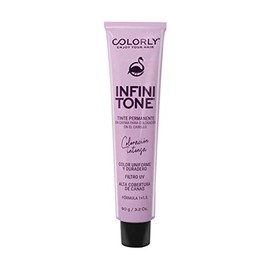 TINTE PERMANENTE EN CREMA INFINITONE COLORLY 2.1 NEGRO AZULADO 90 GS COLORACIÓN DE CABELLO
