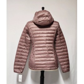 32 DEGREES Packable Hooded Down Puffer Coat, Size XS Natural Blush