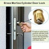 MOUNTPARTS 2PCS Mortise Lock SC1 KD Cylinders Adams Rite 4Keys