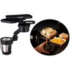 Chameleon360 Insulated Car Cup Holder with Food Table Tray