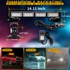 OPL5 Rechargeable Emergency Strobe Light,12 LED Rooftop Emergency Hazard Strobe