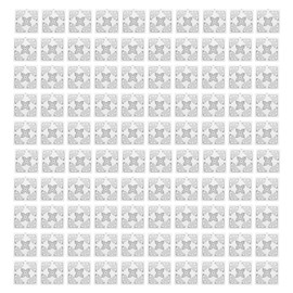 100pcs UHF RFID Labels 860‑960MHz Electronic Indentification Tag for Warehouse Assets Management 50x50mm