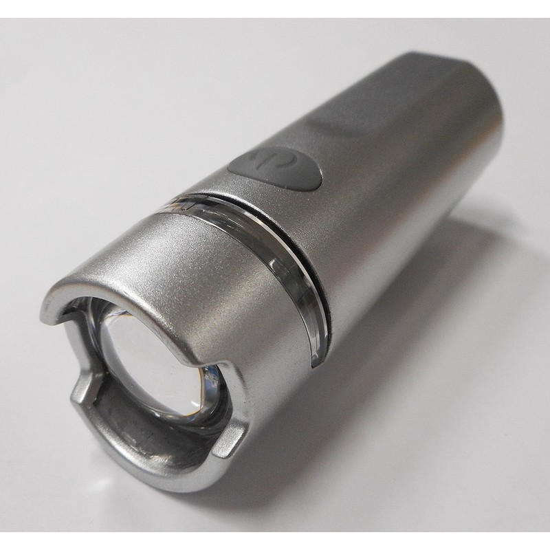 SAGISAKA 44502 Bicycle Light Auxiliary Light, Compact LED Light, Silver