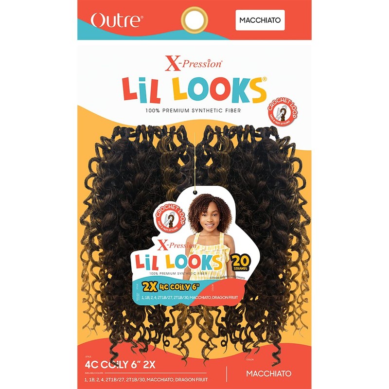 Outre Xpression Lil Looks 4C COILY 6" 2X (2)
