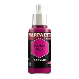 The Army Painter Pinks & Purples Warpaints Fanatic 18ml Acrylic Paints (Wicked Pink)