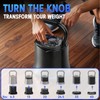 FitNexus Adjustable Kettlebell，6-in-1 Quick Change Adjustable Kettlebell Set (6.5-40 LBS)