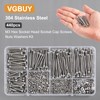 VGBUY 440pcs M3 Screw Assortment Kit, M3 Screws Bolts for