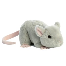 Aurora® Adorable Mini Flopsie™ Mouse Stuffed Animal - Mini Companions Ready for Playful Adventures - for Kids All Ages, Toddlers, Adults, and Families - Gray 7 Inches