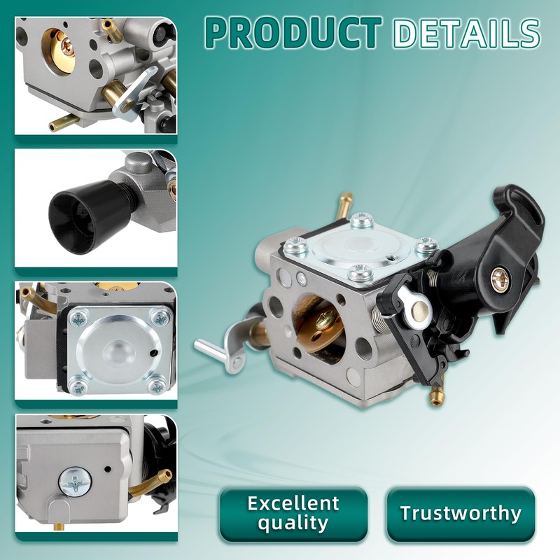 AUTOKAY 506450401 Carburetor Fits for Husqvarna 445 450 445E 450E