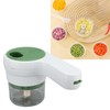 4 in 1 Electric Garlic Chopper Cordless Rechargeable Handheld Kitchen