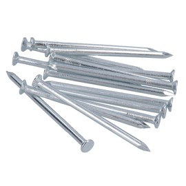 AB Tools 124pc Nail Assortment Flat and Domed Head Panel Pins Carpentry Wood Plasterboard