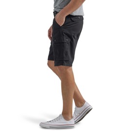 Lee Men's Dungarees New Belted Wyoming Cargo Shorts Cargos, black