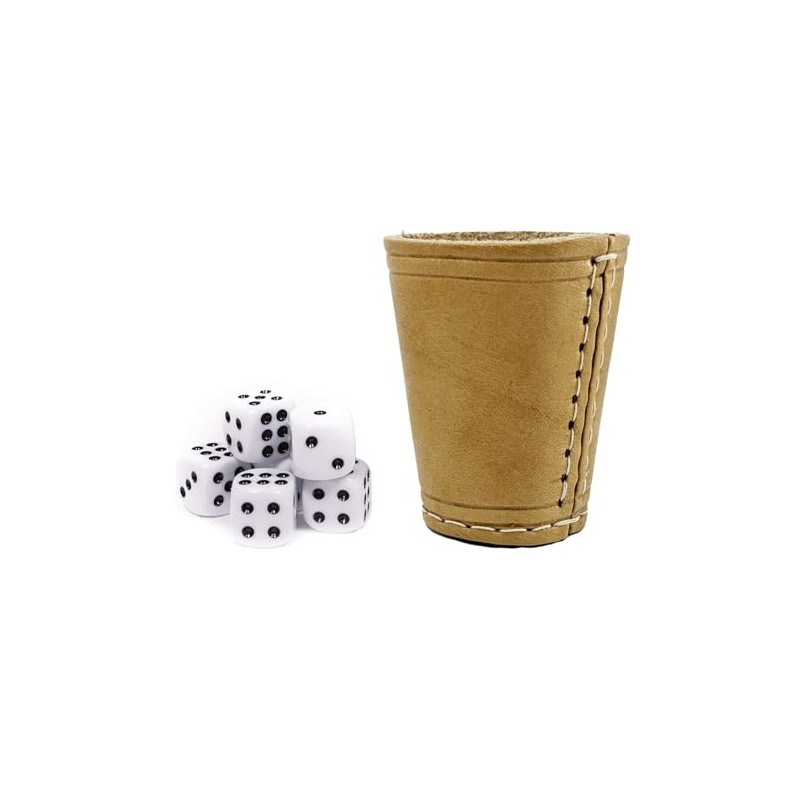 Dice Cup with 6 Dice in Set of 2 -