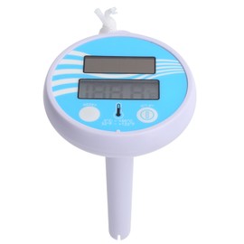 Floating Water Thermometer Electronic Solar Charging LCD Display Swimming Pool Thermometer