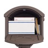 Gibraltar Mailboxes GHC40M01 Grand Haven Decorative Package Mailbox, Mocha