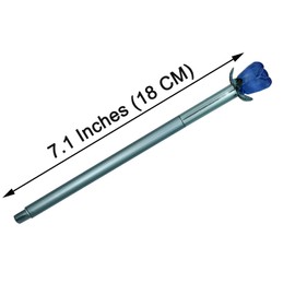 Maydahui 12PCS Crystal Rose Gel Pen Colorful Gem Flower Pens Black Ink for Birthday Party Office Supplies Valentine's Day