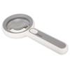 Handheld LED Magnifying Glass Touch Control Rechargeable Portable Illuminated Magnifier