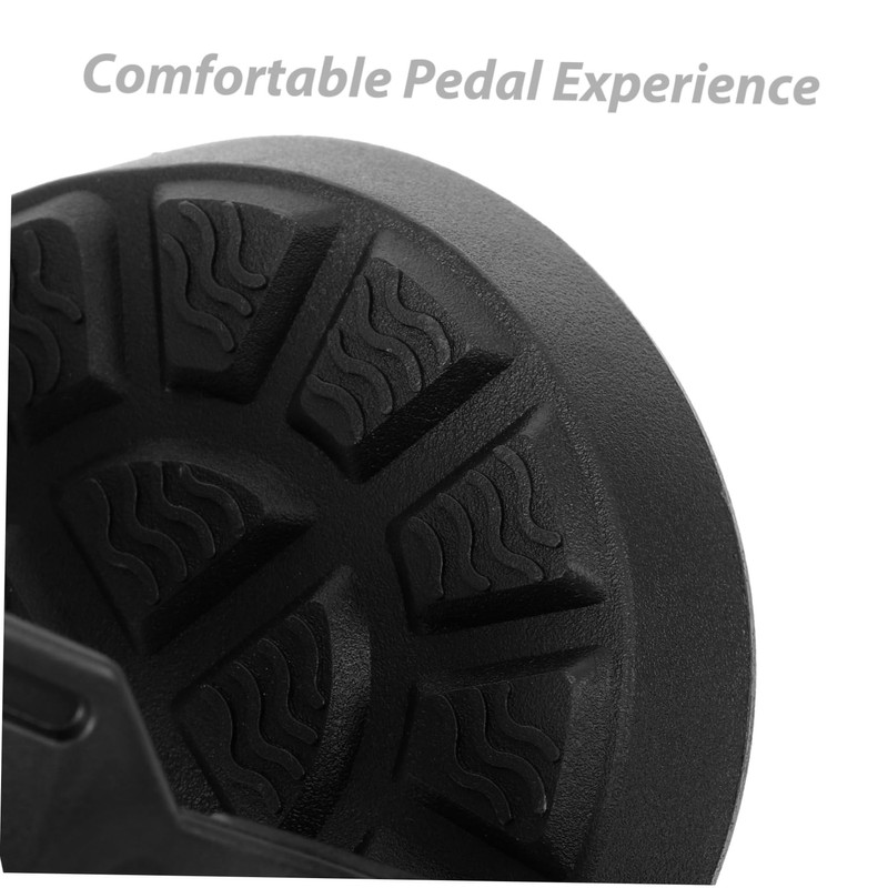 WHAMVOX Flat Bike Pedals with Straps Exercise Bike Pedal Pads