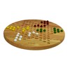 14 inch Solid Oak Wooden Chinese Checkers Board Game