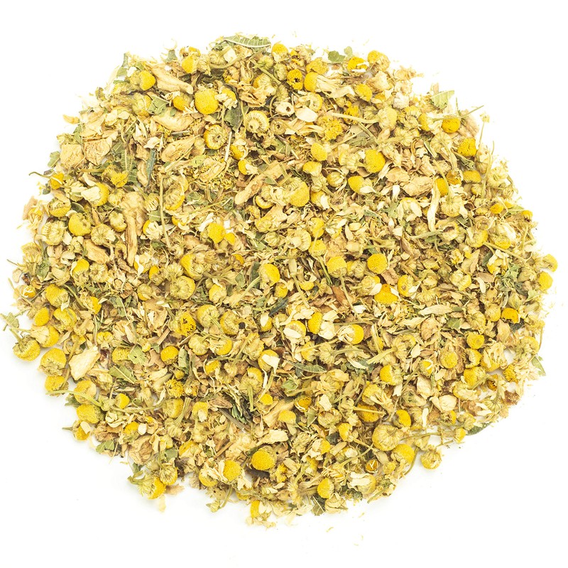Organic German Chamomile & Ginger Herbal Tea | Loose Leaf
