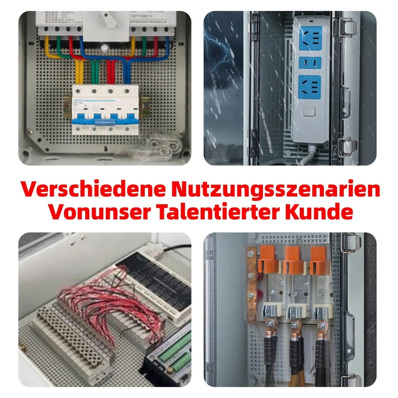 Junction Box Waterproof IP65, Transparent Control Cabinet Outdoor Surface-Mounted Distribution