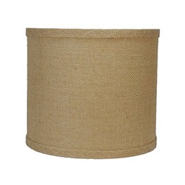 Urbanest Burlap Drum Lamp Shade, 10-inch By 10-inch By 10-inch, Spider