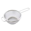 Strainer with Bottom 18-8 Stainless Steel, One Hand, 6.7 inches