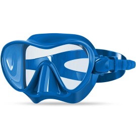 Factory Price Snorkeling Diving Gear Tempered Glass Diving Mask for Cressi Diving MaskColor: Blue, Size: adult