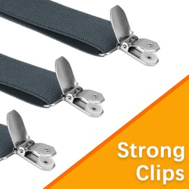 KIYFXA Suspenders For Men Suspenders For Women Heavy Duty Mens Suspender Heavy Duty Clips Gifts For Papa Father Gifts Dad Birthday Gift Christmas Gifts New Year Gift For Brother