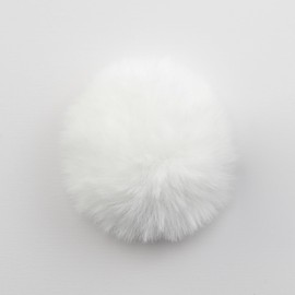 LEFXMOPHY Furry Windscreen for Hollyland Lark M2 Transmitter, White Microphone Furry Wind Screen