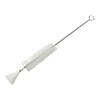 As One ABS-S10PW Syringe Cleaning Brush, PBT Bristle, White, 8.7