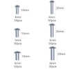 Tutuxio 280pcs M4 M5 M6 10mm 20mm Aluminum Brazier Head