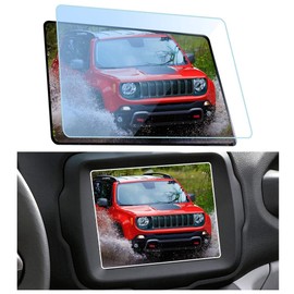 GFJNFG 2023 Renegade Screen Protector for 2018-2022 2023 Jeep Renegade Screen Protector 8.4 Inch 2021 2022 2023 Jeep Renegade Accessories HD Tempered Glass Anti Scratch
