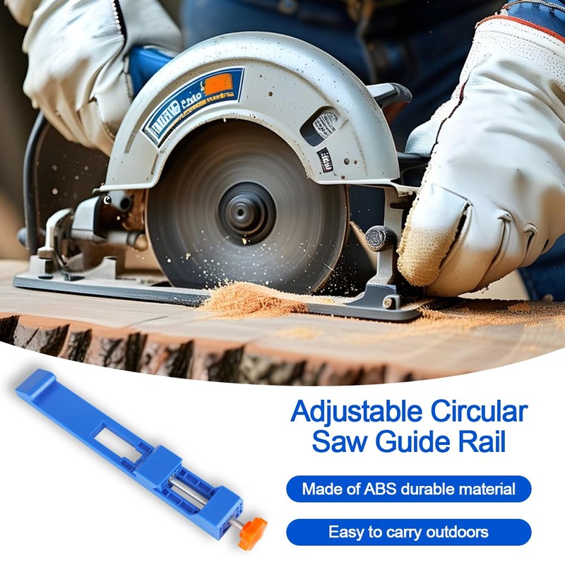 DMJJSD Circular Saw Guide Rail, Adjustable Cutting Machine Base Guide,