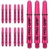 Target Darts 5 x Sets of Pink Pro Grip Shaft Short - 15 in Total