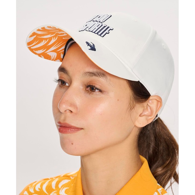 Coq Sportif LG5SCP05L Women's Cooling Cap Rooster Pattern, Summer, Golf,