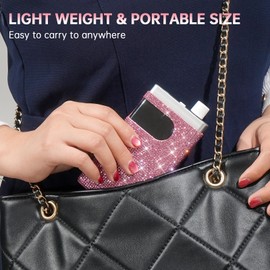 CHRISTINE SHELLY Portable Nail Drill 35000 RPM, 809 Rechargeable Electric Nail File with UV Nail Lamp, Mini Compact Handheld UV Nail Lamp for Beginner