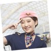 Tofficu Stewardess Hat Air Felt Stewardess Cap Womens Hats Admiral