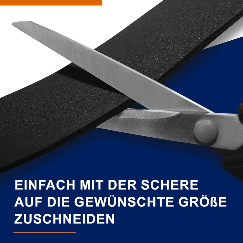 Wulkow Wulkow EPDM Zellkautschuk DICHTUNGSBAND selbstklebend - BREITE: 5mm bis