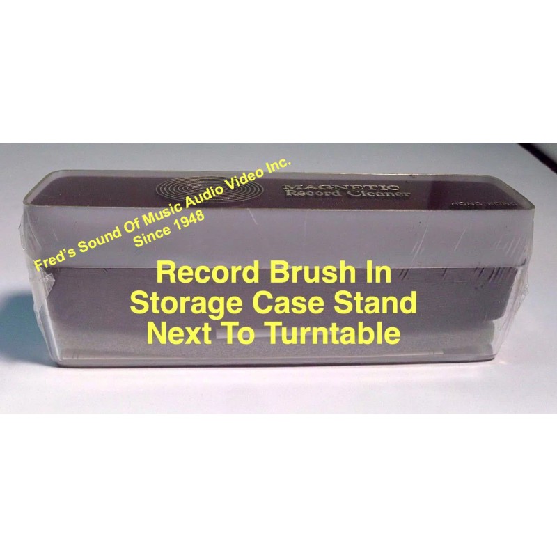 lebo NEW Disc Washer Magnetic Record Cleaner Brush Le-Bo Vinyl