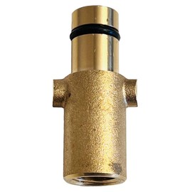 M&M Smartek Pressure Washer Adaptor for Nilfisk Gerni Quick 1/4 Inch Female Thread Bayonet Adapter for Nilfisk Gerni Quick