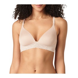 Warner's Women's Cloud 9 Super Soft Wireless Lightly Lined Comfort Bra RO5691A, Toasted Almond, 34C