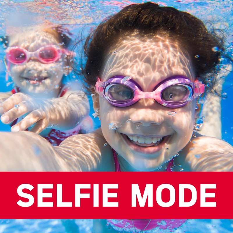 AgfaPhoto Waterproof Camera for Kids with MSD8GB Pink